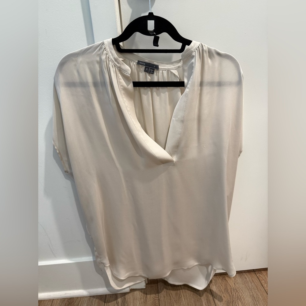 Vince Cream Blouse for Women